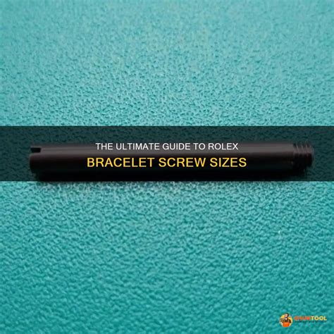 what size screwdriver for rolex bracelet|rolex screwdriver size.